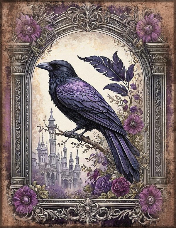 Art Journal and Planner Kit: 150 Printable Pages - RAVEN AND ROSE - Commercial Use — image 36
