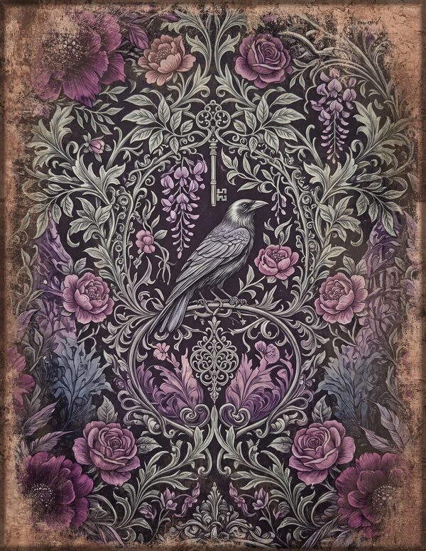 Art Journal and Planner Kit: 150 Printable Pages - RAVEN AND ROSE - Commercial Use — image 78