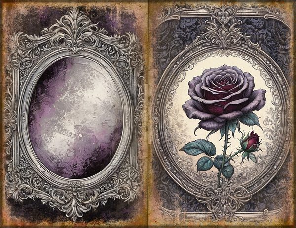 Journal Spreads: 75 Open Book Planner Pages - RAVEN AND ROSE - Commercial Use — image 14