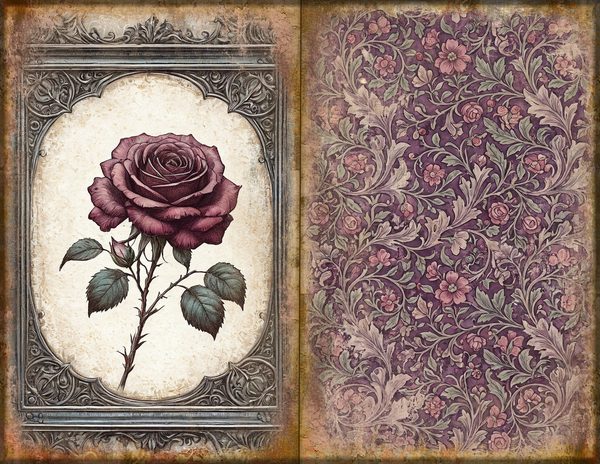 Journal Spreads: 75 Open Book Planner Pages - RAVEN AND ROSE - Commercial Use — image 20