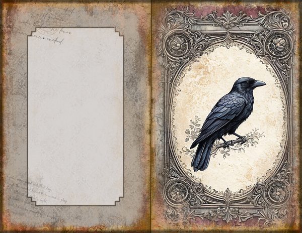 Journal Spreads: 75 Open Book Planner Pages - RAVEN AND ROSE - Commercial Use — image 27