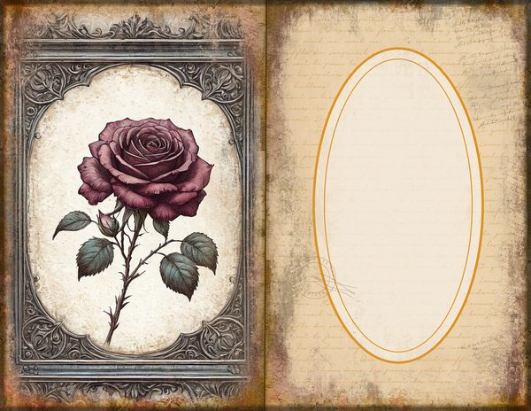 Journal Spreads: 75 Open Book Planner Pages - RAVEN AND ROSE - Commercial Use — image 30
