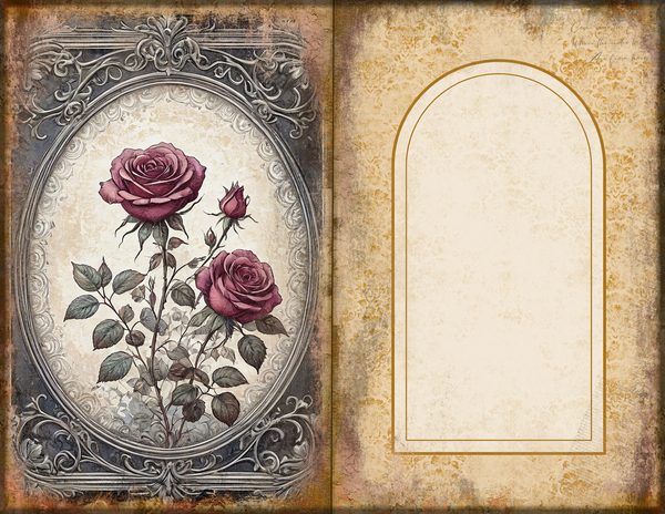 Journal Spreads: 75 Open Book Planner Pages - RAVEN AND ROSE - Commercial Use — image 35
