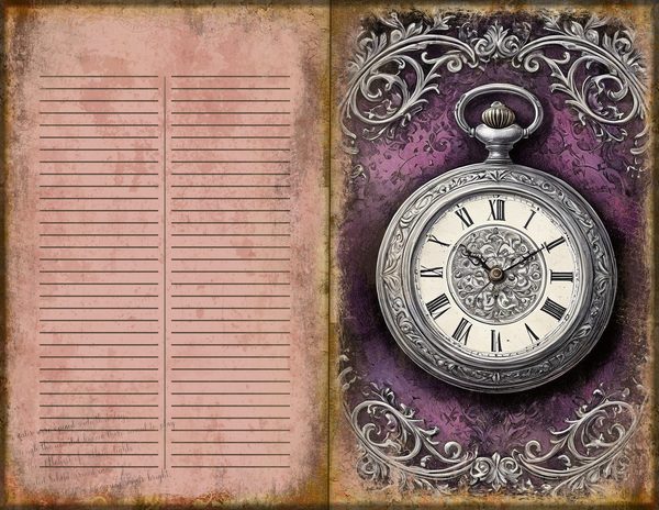 Journal Spreads: 75 Open Book Planner Pages - RAVEN AND ROSE - Commercial Use — image 36