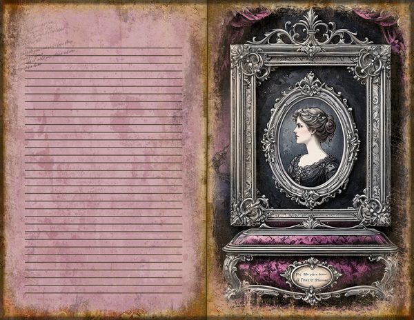 Journal Spreads: 75 Open Book Planner Pages - RAVEN AND ROSE - Commercial Use — image 44