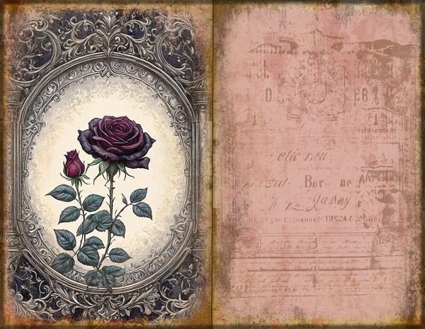 Journal Spreads: 75 Open Book Planner Pages - RAVEN AND ROSE - Commercial Use — image 48