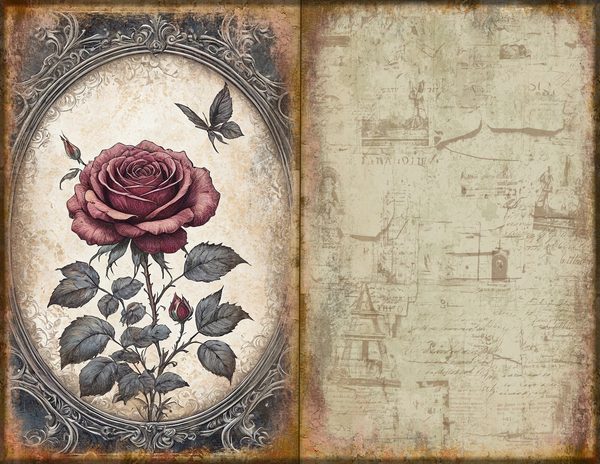 Journal Spreads: 75 Open Book Planner Pages - RAVEN AND ROSE - Commercial Use — image 53