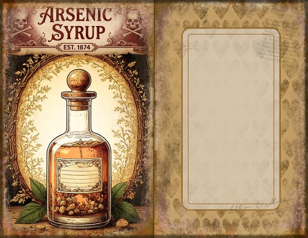Junk Journal Spreads: 74 Open Book Planner Pages - Gothic Apothecary - Commercial Use — image 34