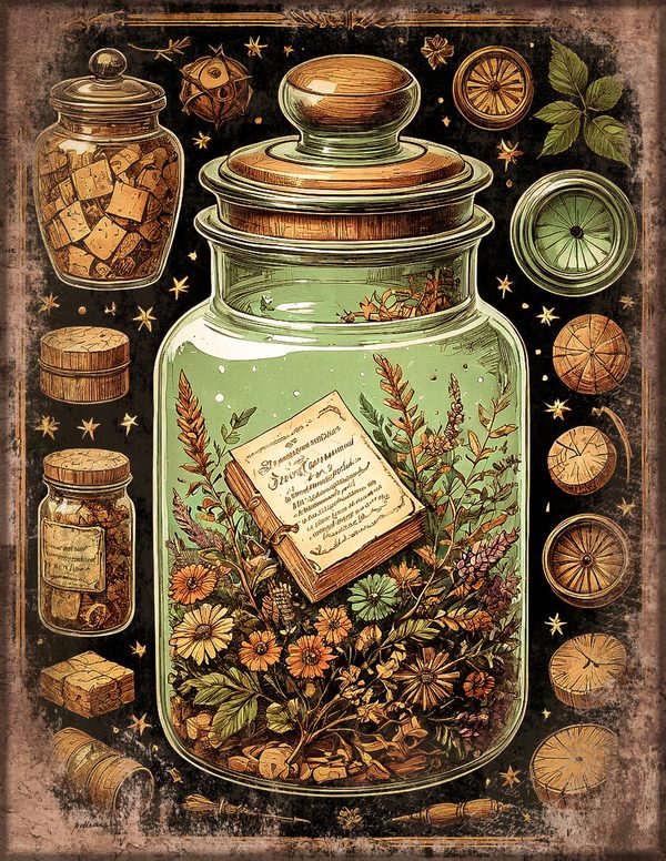 Junk Journal Pages: 150 Printable Sheets - Gothic Apothecary - Commercial Use — image 5