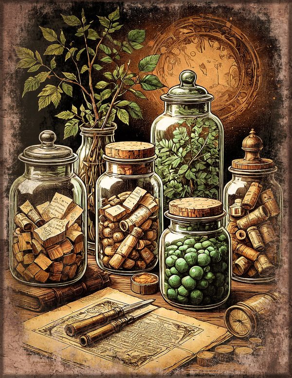 Junk Journal Pages: 150 Printable Sheets - Gothic Apothecary - Commercial Use — image 41