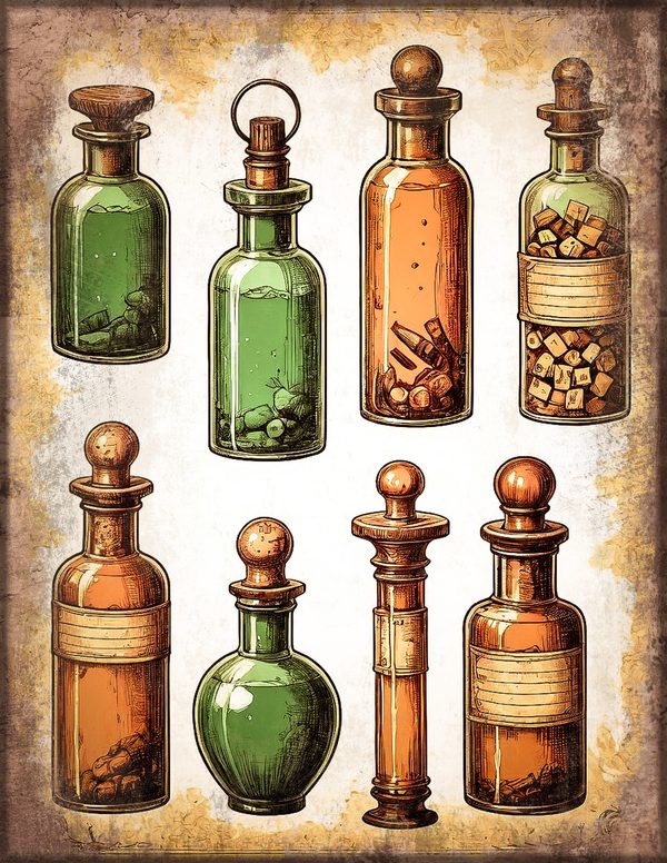 Junk Journal Pages: 150 Printable Sheets - Gothic Apothecary - Commercial Use — image 55