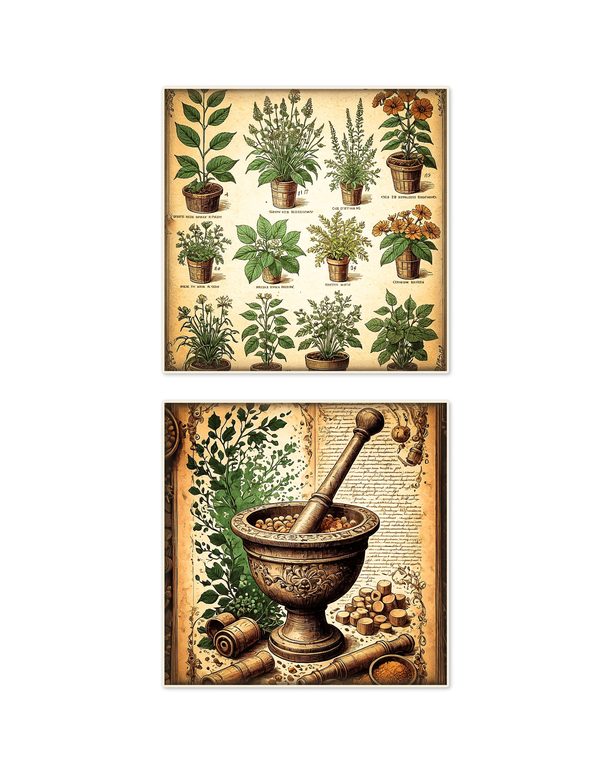Ephemera Kit: 79 Printable Cards, Tags and Word Strips - Gothic Apothecary - Commercial Use — image 6
