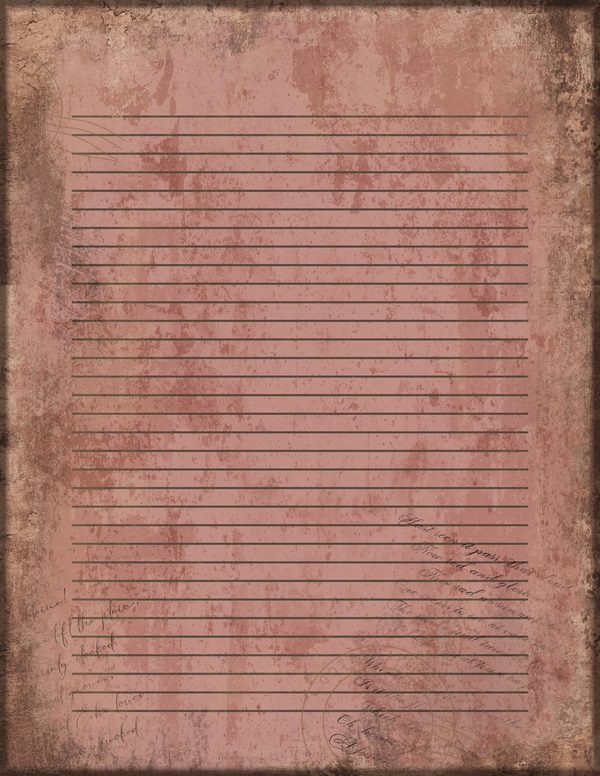 Journal Writing Pages: 50 Lined Frames and Textures - Gothic Apothecary - Commercial Use — image 7