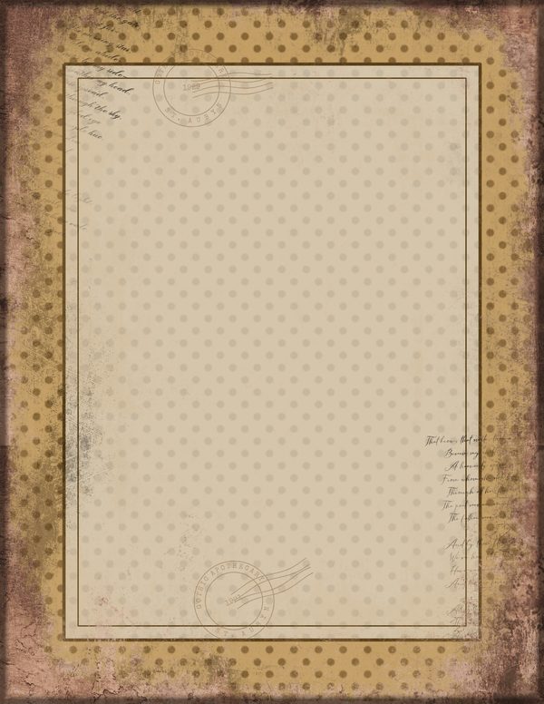 Journal Writing Pages: 50 Lined Frames and Textures - Gothic Apothecary - Commercial Use — image 34