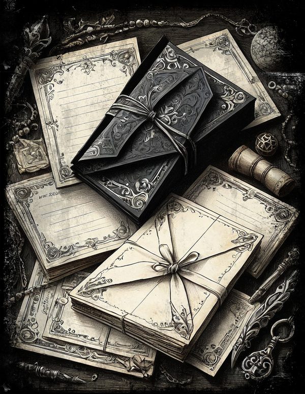 Junk Journal Pages: 150 Printable Sheets - Memento Mori - Commercial Use — image 3