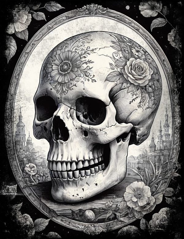 Junk Journal Pages: 150 Printable Sheets - Memento Mori - Commercial Use — image 46