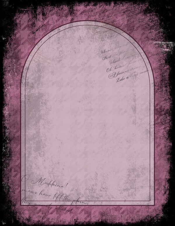 Journal Writing Pages: 50 Lined Frames and Textures - Memento Mori - Commercial Use — image 26