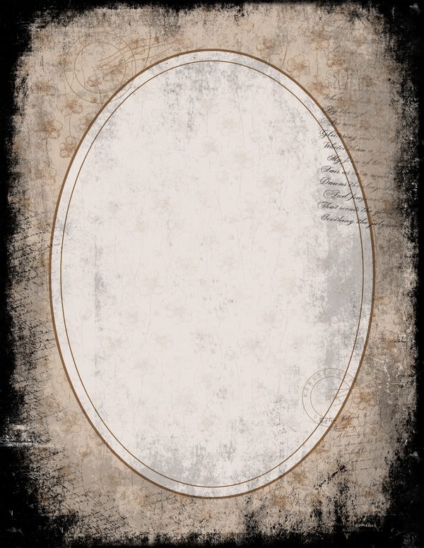 Journal Writing Pages: 50 Lined Frames and Textures - Memento Mori - Commercial Use — image 38