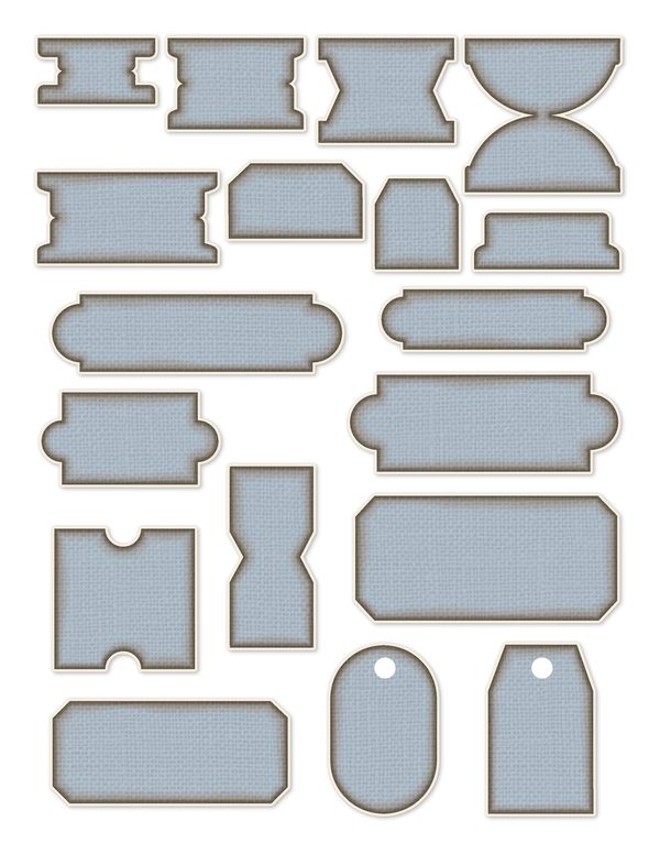Ephemera Kit: 83 Printable Cards, Tags and Word Strips - Gothic Bestiary - Commercial Use — image 70