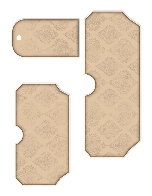 Ephemera Kit: 83 Printable Cards, Tags and Word Strips - Gothic Bestiary - Commercial Use — image 77