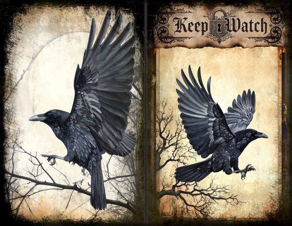 Junk Journal Spreads: 75 Open Book Planner Pages - Gothic Bestiary - Commercial Use — image 9