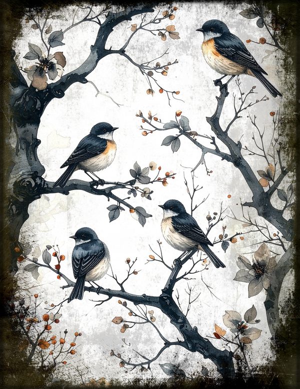 Junk Journal Pages: 150 Printable Sheets - Gothic Bestiary - Commercial Use — image 6