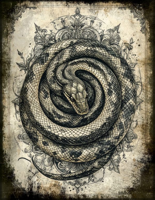Junk Journal Pages: 150 Printable Sheets - Gothic Bestiary - Commercial Use — image 13