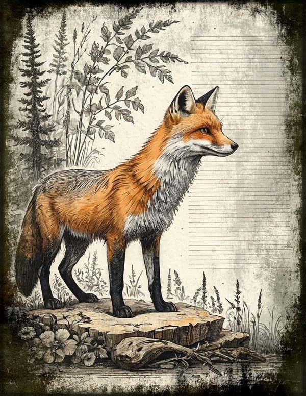 Junk Journal Pages: 150 Printable Sheets - Gothic Bestiary - Commercial Use — image 22