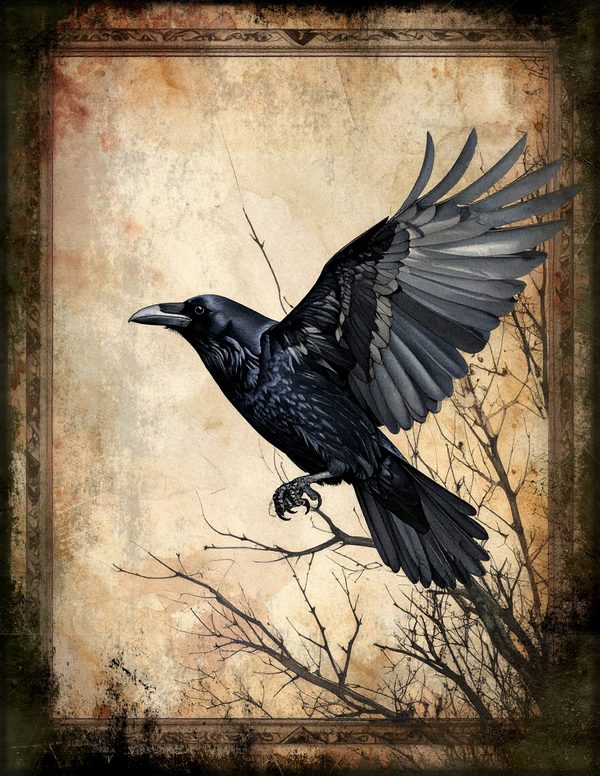 Junk Journal Pages: 150 Printable Sheets - Gothic Bestiary - Commercial Use — image 29