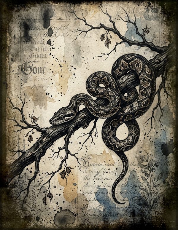 Junk Journal Pages: 150 Printable Sheets - Gothic Bestiary - Commercial Use — image 30
