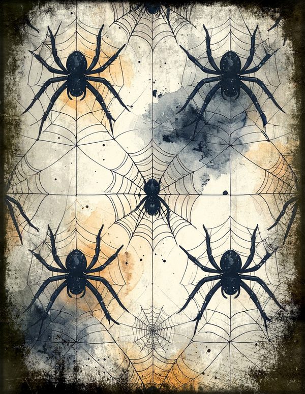 Junk Journal Pages: 150 Printable Sheets - Gothic Bestiary - Commercial Use — image 49