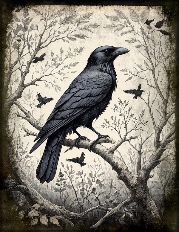 Junk Journal Pages: 150 Printable Sheets - Gothic Bestiary - Commercial Use — image 50