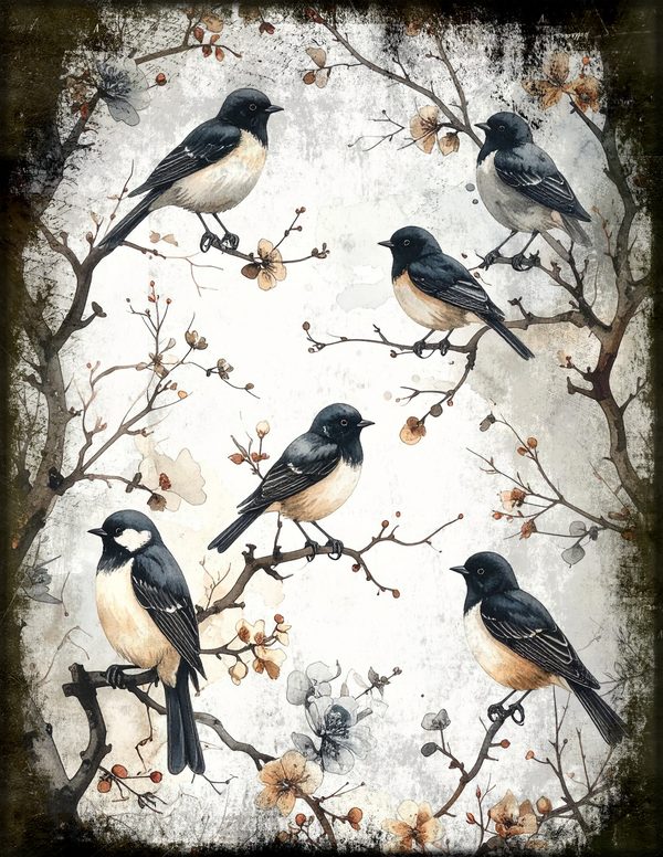 Junk Journal Pages: 150 Printable Sheets - Gothic Bestiary - Commercial Use — image 52