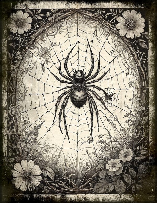 Junk Journal Pages: 150 Printable Sheets - Gothic Bestiary - Commercial Use — image 57