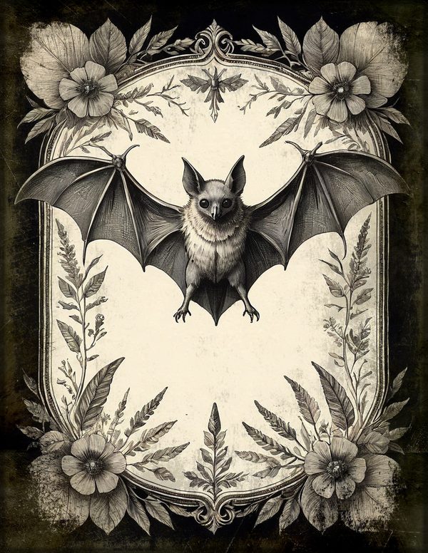 Junk Journal Pages: 150 Printable Sheets - Gothic Bestiary - Commercial Use — image 62