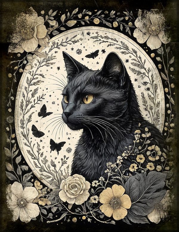 Junk Journal Pages: 150 Printable Sheets - Gothic Bestiary - Commercial Use — image 64