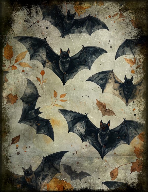 Junk Journal Pages: 150 Printable Sheets - Gothic Bestiary - Commercial Use — image 73
