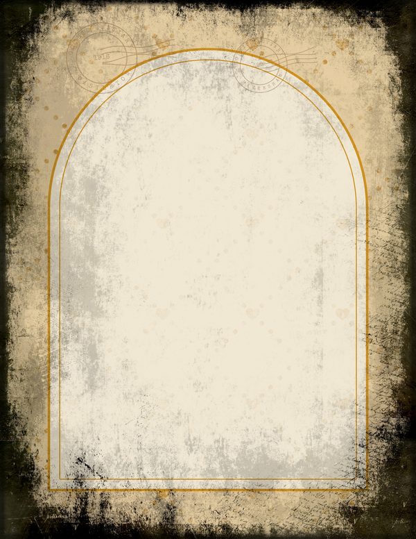 Journal Writing Pages: 50 Lined Frames and Textures - Gothic Bestiary - Commercial Use — image 21