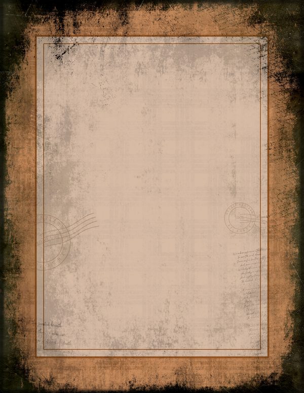 Journal Writing Pages: 50 Lined Frames and Textures - Gothic Bestiary - Commercial Use — image 29