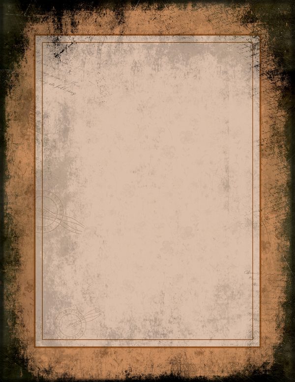 Journal Writing Pages: 50 Lined Frames and Textures - Gothic Bestiary - Commercial Use — image 31