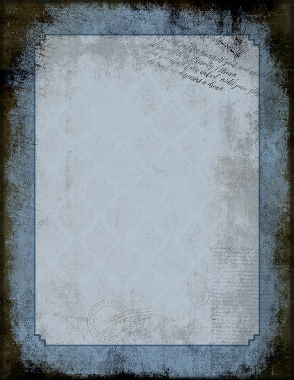 Journal Writing Pages: 50 Lined Frames and Textures - Gothic Bestiary - Commercial Use — image 33