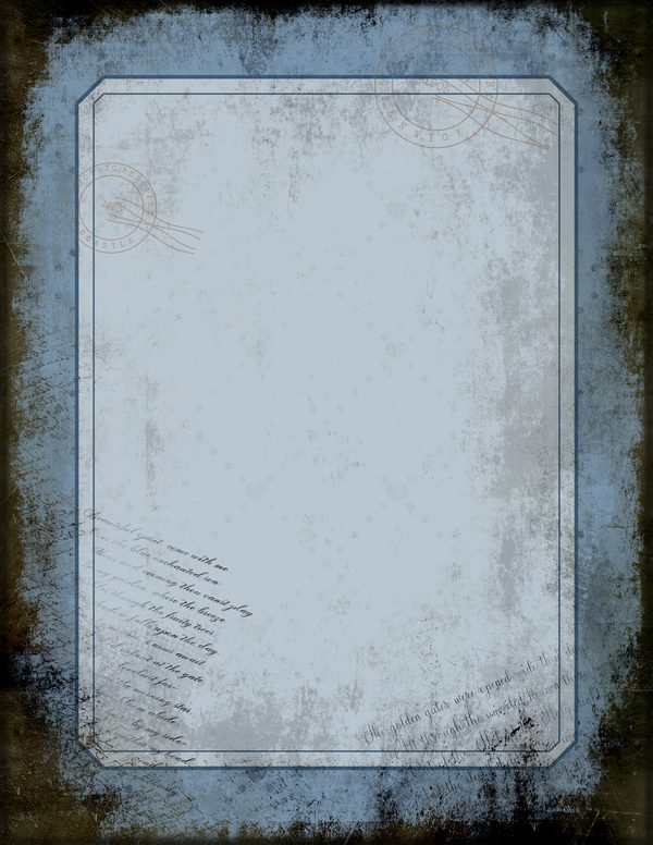 Journal Writing Pages: 50 Lined Frames and Textures - Gothic Bestiary - Commercial Use — image 35