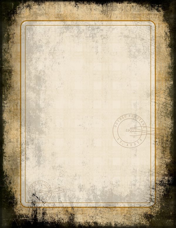 Journal Writing Pages: 50 Lined Frames and Textures - Gothic Bestiary - Commercial Use — image 40