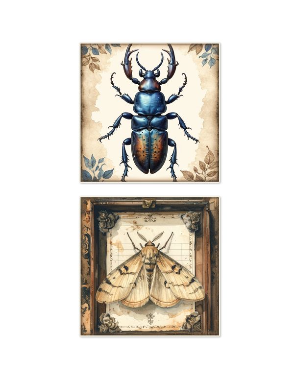 Ephemera Kit: 84 Printable Cards, Tags and Word Strips - Cabinet of Curiosities - Commercial Use — image 6