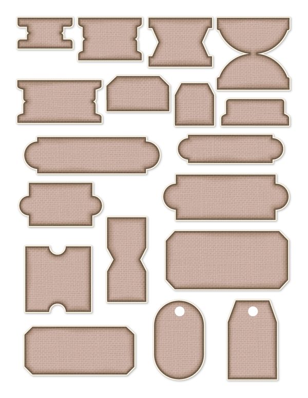Ephemera Kit: 84 Printable Cards, Tags and Word Strips - Cabinet of Curiosities - Commercial Use — image 71