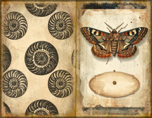 Junk Journal Spreads: 75 Open Book Planner Pages - Cabinet of Curiosities - Commercial Use — image 25