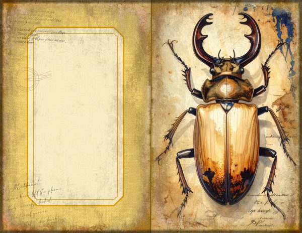 Junk Journal Spreads: 75 Open Book Planner Pages - Cabinet of Curiosities - Commercial Use — image 32