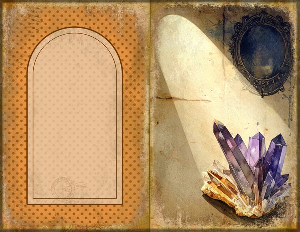 Junk Journal Spreads: 75 Open Book Planner Pages - Cabinet of Curiosities - Commercial Use — image 33