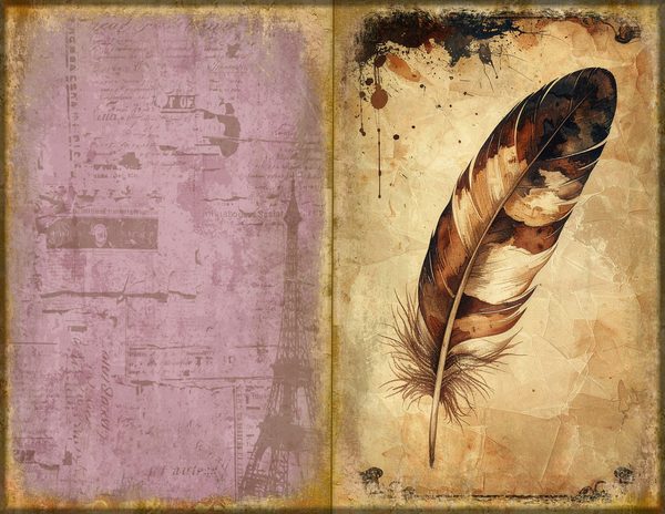 Junk Journal Spreads: 75 Open Book Planner Pages - Cabinet of Curiosities - Commercial Use — image 51