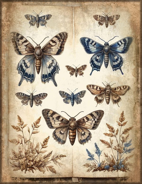 Junk Journal Pages: 150 Printable Sheets - Cabinet of Curiosities - Commercial Use — image 40